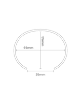 The Minute Cuff, Polished Rose Gold