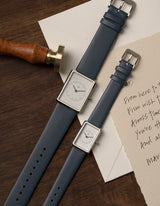 Navy square watches for women