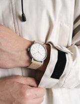 MUS-01 KHAKI P 40MM + SAND PARACHUTE STRAP SET