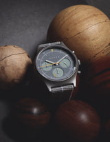 Gray solar chronograph watches for men