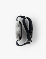 Black solar chronograph watches for men