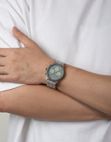 Gray solar chronograph watches for men