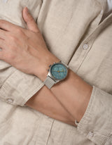 Gray solar chronograph watches for men