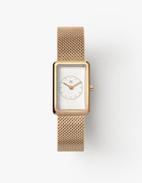 Gold square watches for women