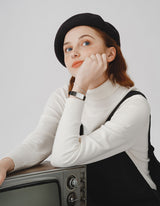 Black square watches for women