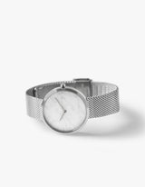 Silver mesh watches for women