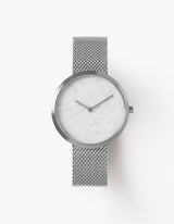 Silver mesh watches for women