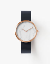 Navy minimalist womens watch