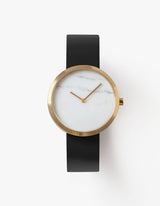 Black minimalist womens watch