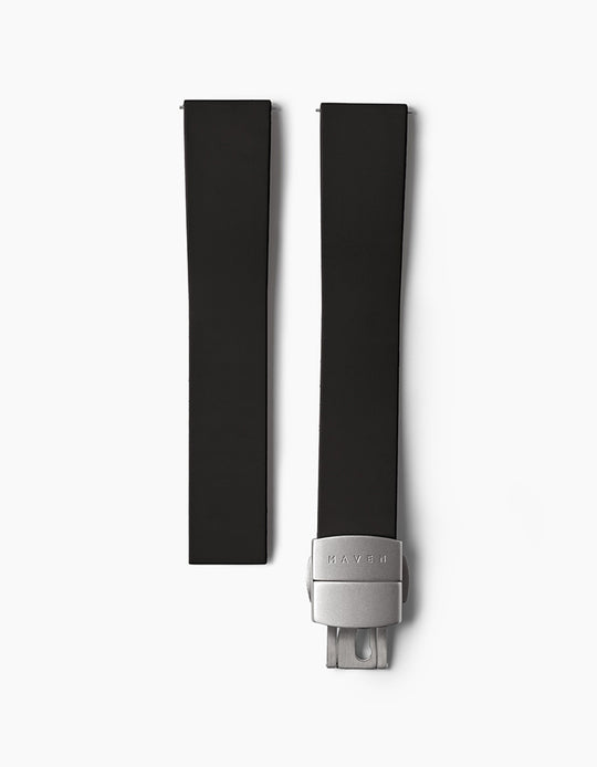 Black CTS FKM Rubber Strap