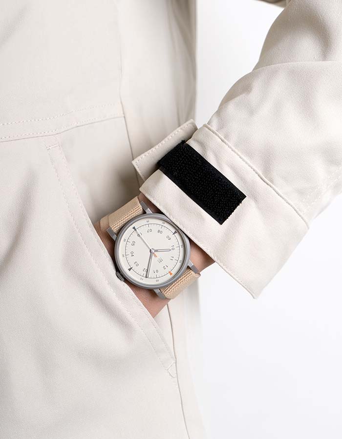 MUS-01 KHAKI P 40MM + SAND PARACHUTE STRAP SET