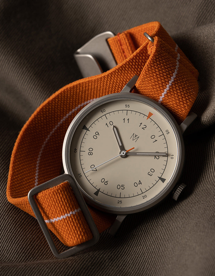 Orange nato watch strap