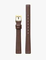 Symmetria Series - Mahogany Leather Watch Strap