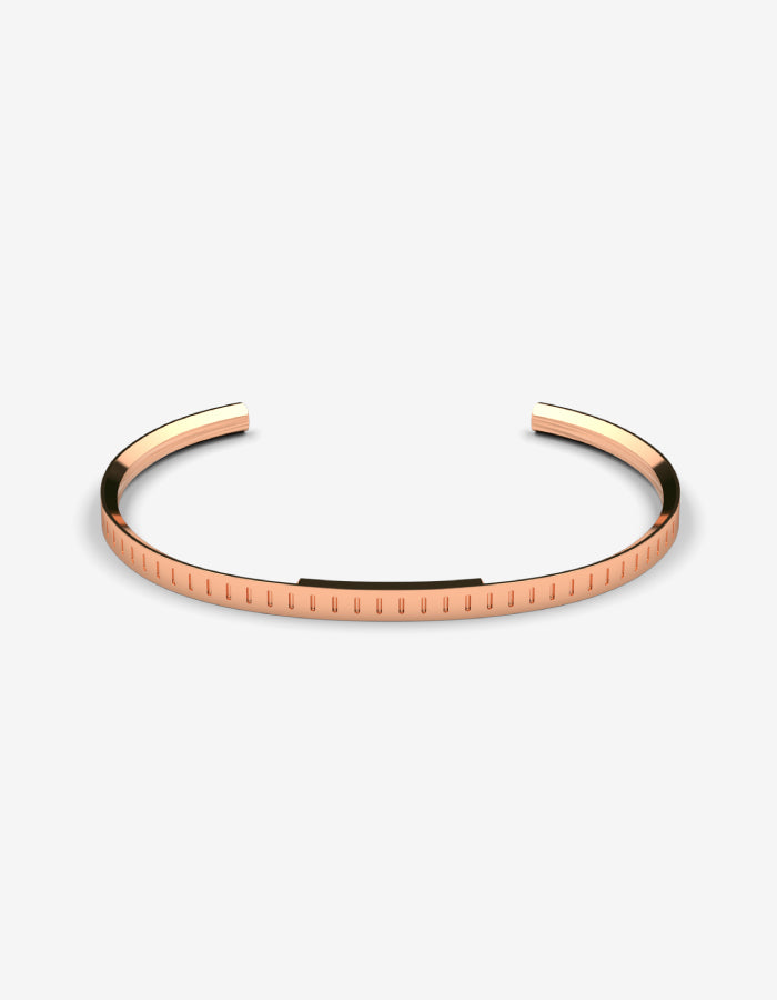 The Minute Cuff, Polished Rose Gold