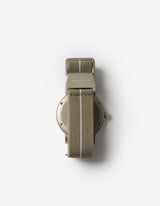 MUS-01 KHAKI P 40MM + ORANGE PARACHUTE STRAP SET