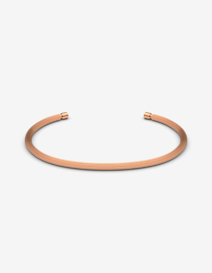 The Line Cuff, Polished Rose Gold
