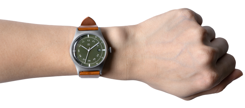 38mm - Leather strap