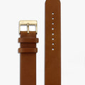 Brown leather watch bands