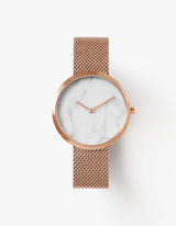 Rose gold mesh watches for women