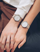 Natural mens leather watch