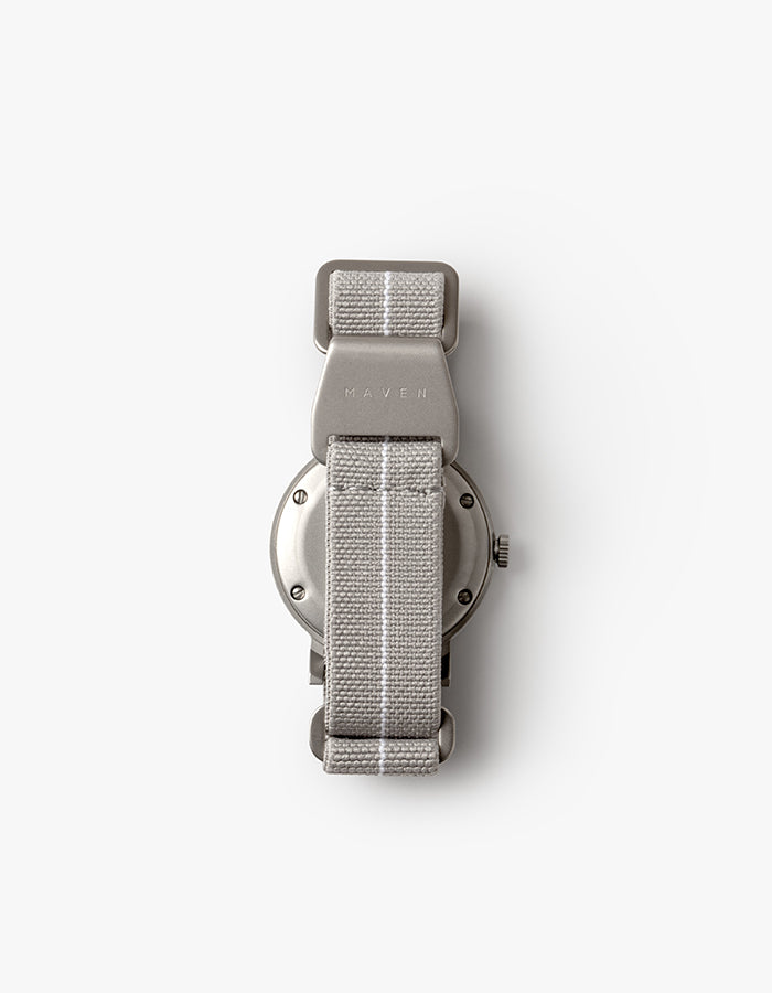 Gray minimalist womens watch